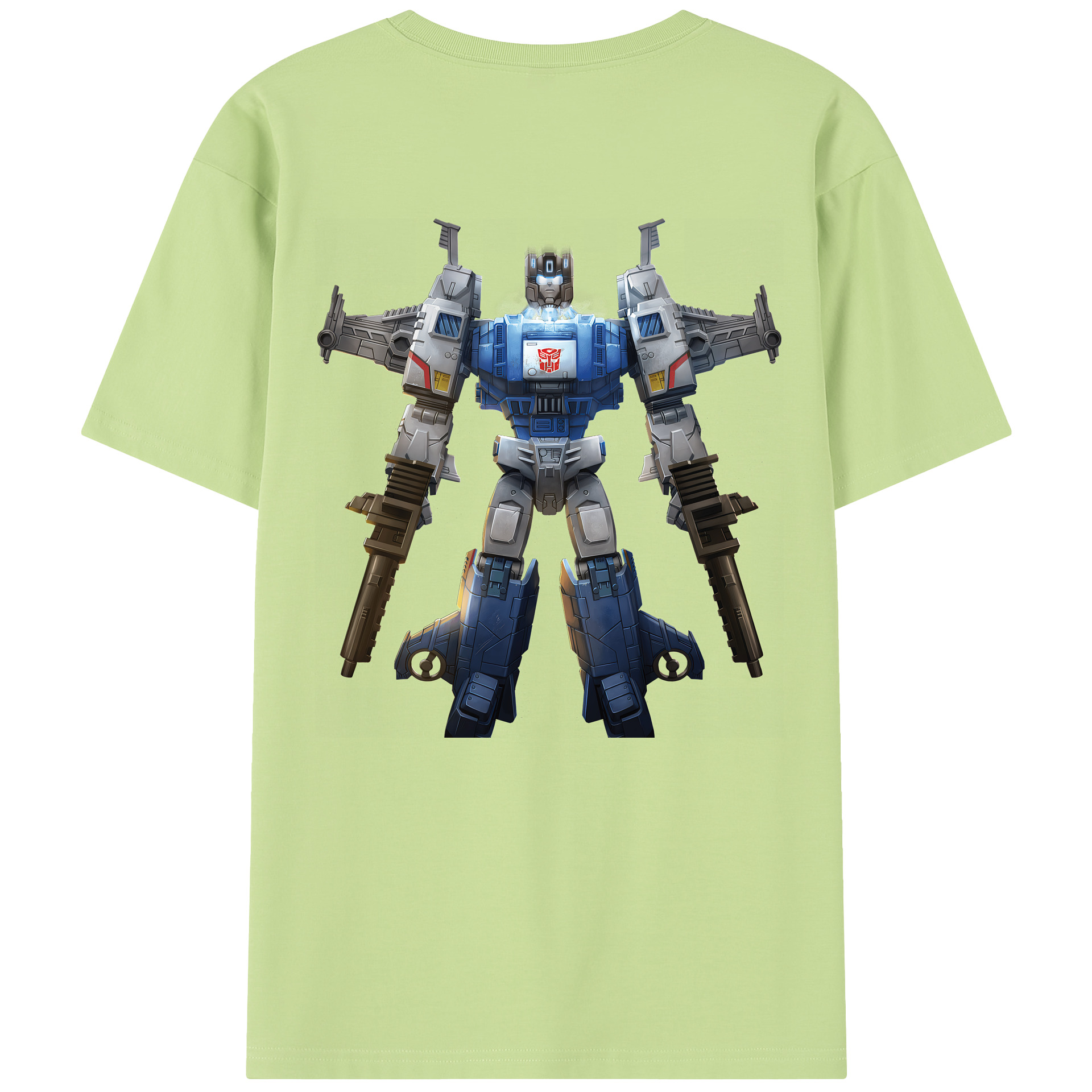 （画像用） Transformers トランスフォーマー 綿100％半袖Tシャツ（背面プリント）